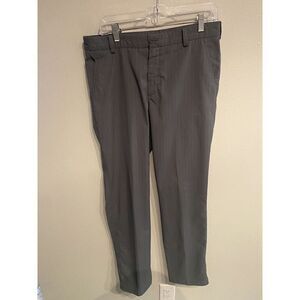 Nike Mens 32x32 Golf Tour Performance Pants Gray Pinstripe Dri Fit